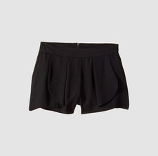  75 Ella Moss Kids' Girls' Black Cici Tulip Chiffon Active Shorts Size 10