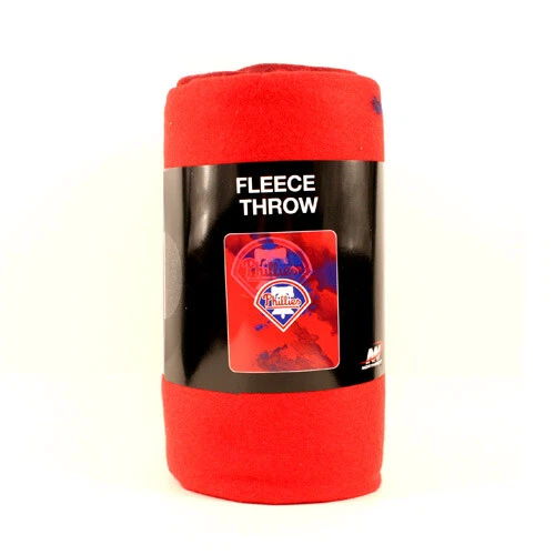 SOFT FLEECE THROW 50"x 60" STADIUM BLANKET NEW BASEBALL - PICK YOUR TEAM