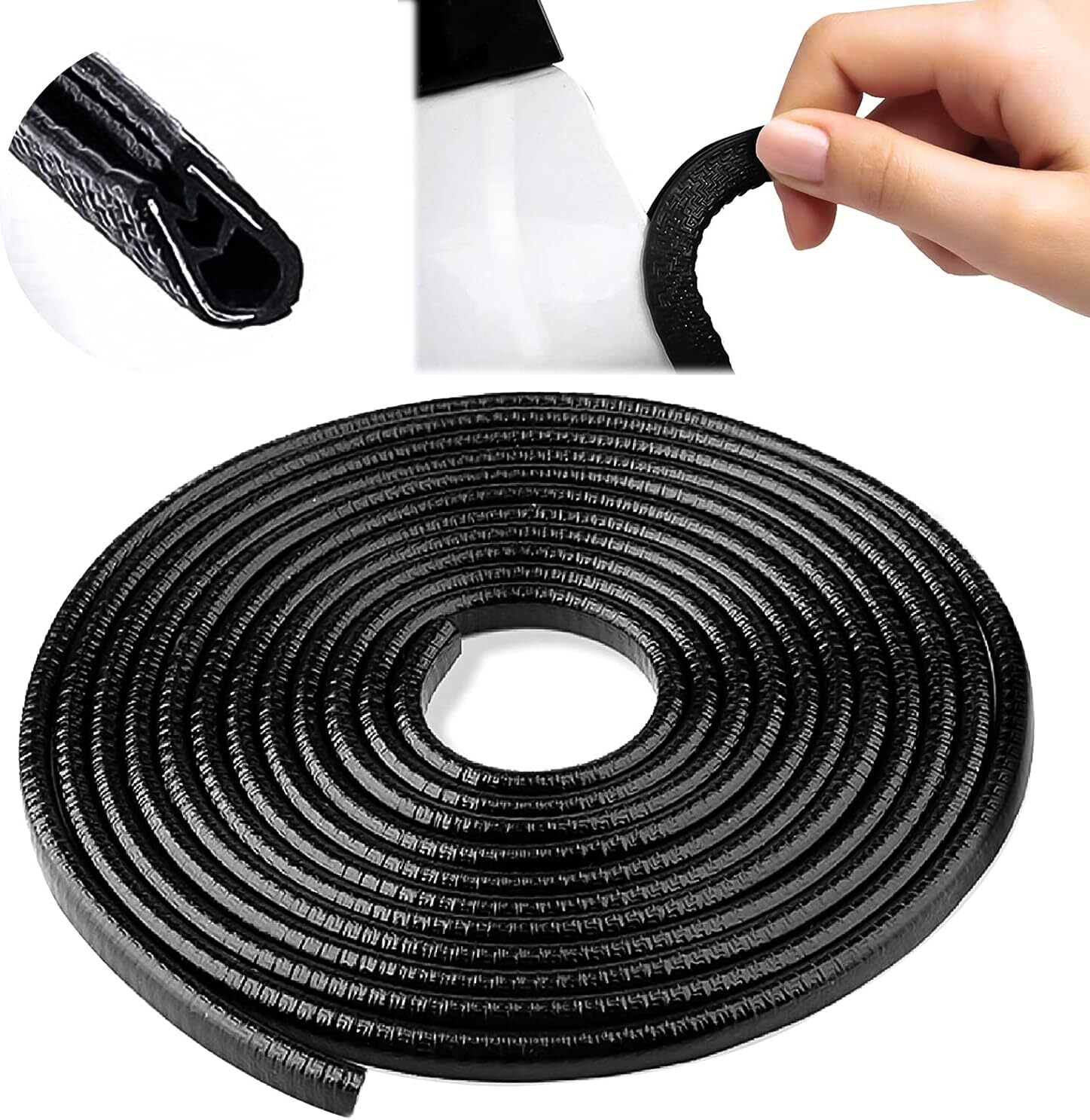 Boot Edge Protector 10M Universal Car Door Boot Edge Protector Strip Trim U Shape Guard ...
