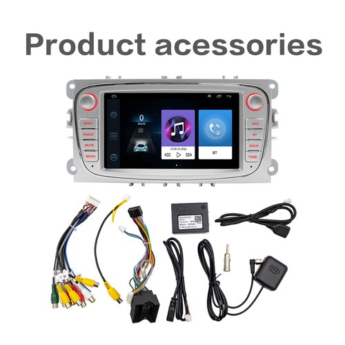 1+32G Android 12 Autoradio Carplay GPS NAV RDS Für Ford Focus MK2 Mondeo C S Max - Bild 1 von 23