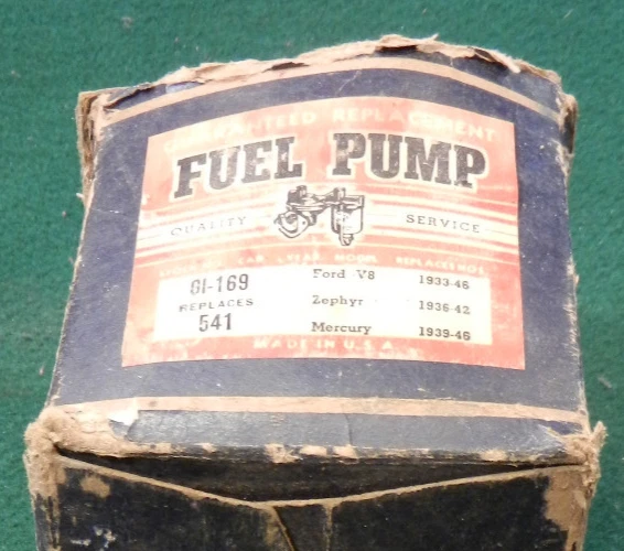 Bomba de combustible Glassbowl para Lincoln Zephyr Ford Mercury Flathead V8 1936-1942 Foto 2 de 2