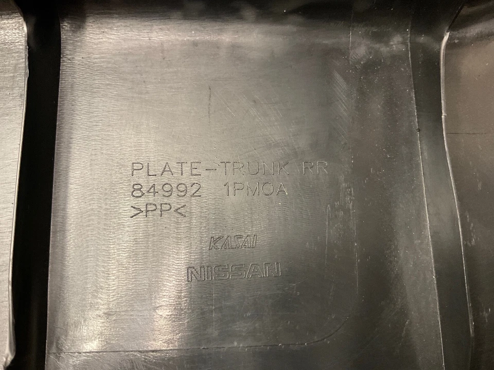 Infiniti Q70L 2015 maletero trasero umbral placa rasguño cubierta panel moldura OEM Foto 4 de 4