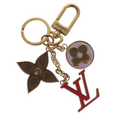 LOUIS VUITTON Porte Cles Spring Street Charm metal Gold