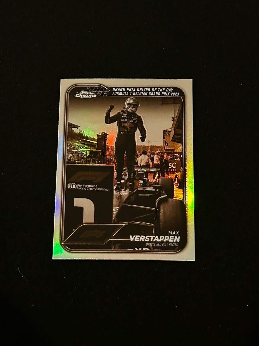 スポーツ選手 amemiptTopps Chrome #1 Refractor 2024 Topps Chrome Formula 1 Sepia Refractor Max Verstappen