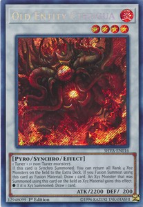 Old Entity Cthugua - SHVA-EN016 - Secret Rare - 1st Edition x3 - Near Mint