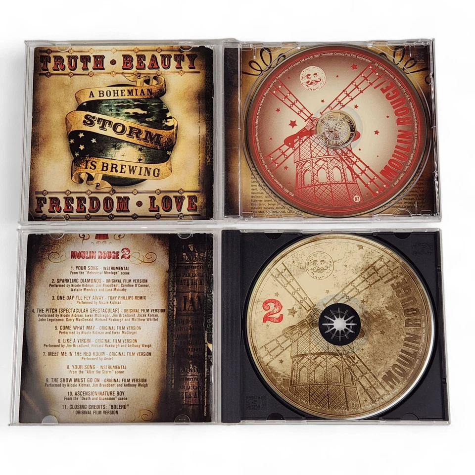 Musical Movie Soundtrack CD Lot of 6 Moulin Rouge 1&2 Mama Mia Chicago Kinky Boo Foto 4 de 4