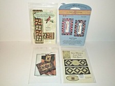 Quilt Pattern Lot of 4: Woodland Holiday, Jack Frosty, Autumn Roses, Snow Mamma