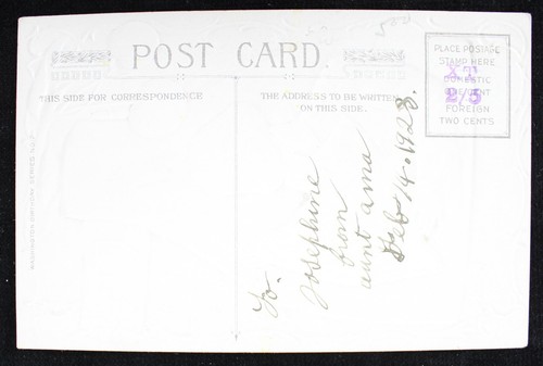 1900s George Washington 5.5" x 3.5" Postcard - Picture 2 of 2