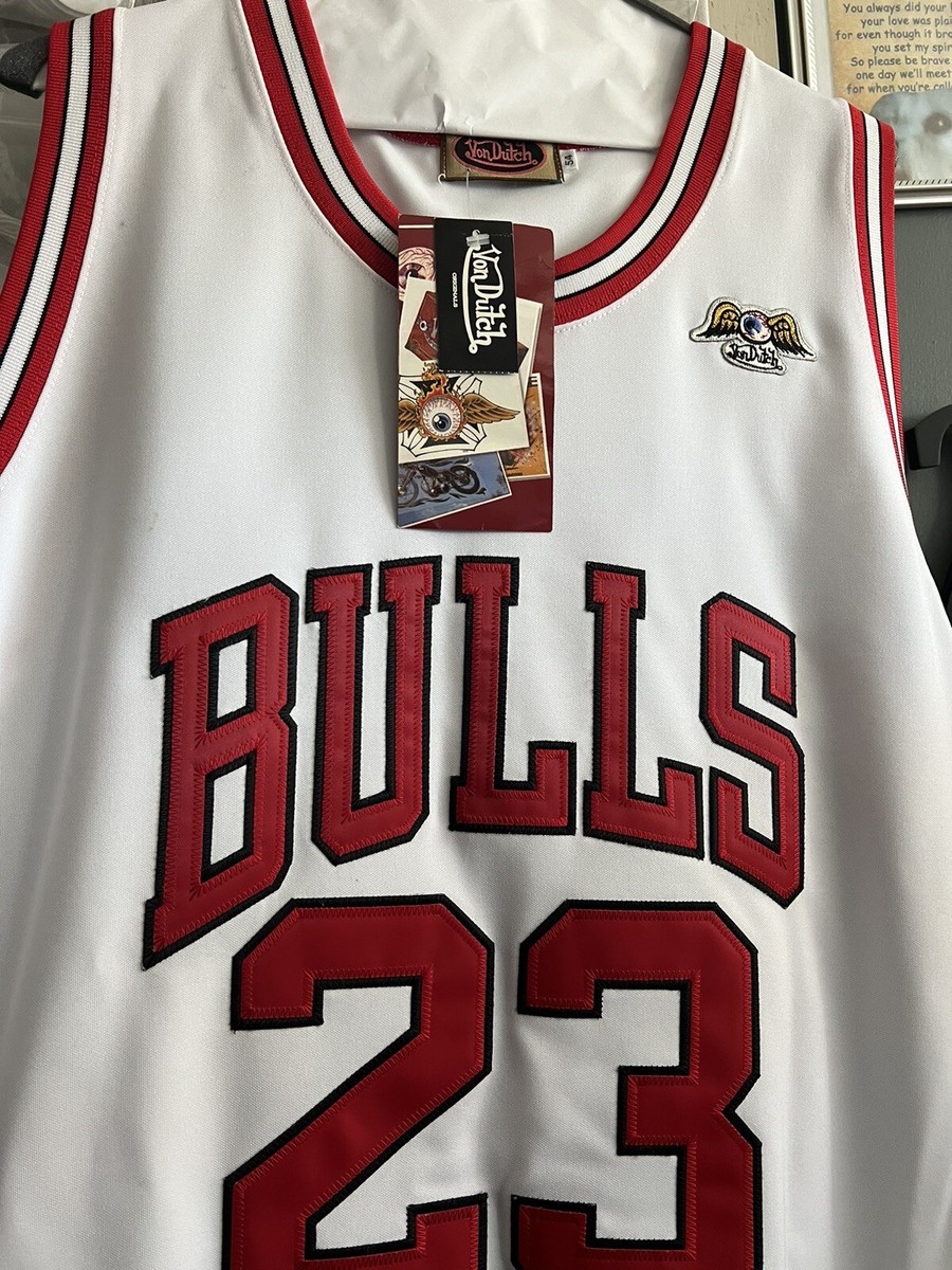2004 Chicago Bulls Michael Jordan #23 Von Dutch Styled Jersey Size
