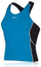 NEW Louis Garneau Men's Shark Power Tank Triathlon Atlantis Blue Medium