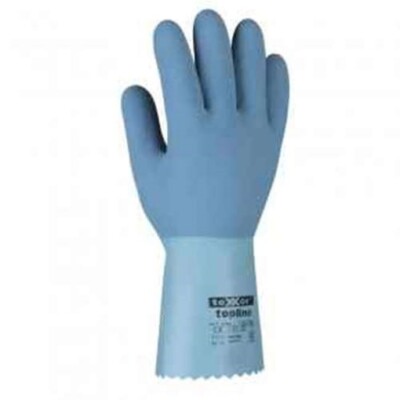 12er PACK(Paar) Texxor 2250_7 Gr.7  topline, Chemikalienschutzhandschuhe, Kat. 3