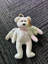 Ty Beanie Babies Halo the Angel Bear Toy 1998