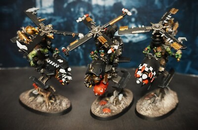 Deffkoptas painted Warhammer 40k Orks Xenos Boss Nobz Kill Team