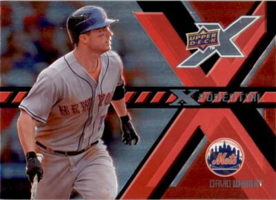2008 Upper Deck X Xponential #X-WR David Wright New York Mets | eBay