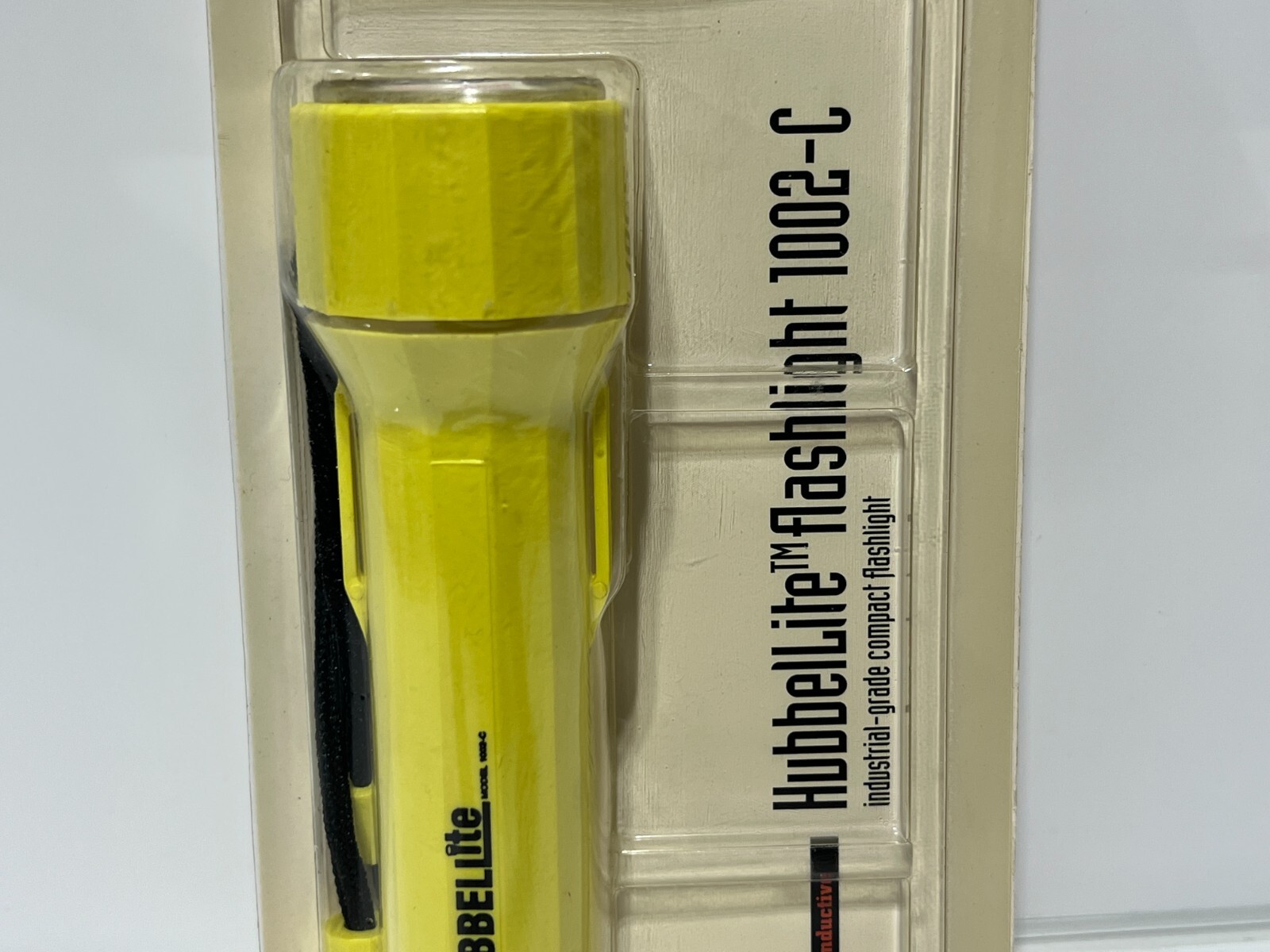 HubbelLite USA Made Flashlight 1002C Industrial Grade Compact