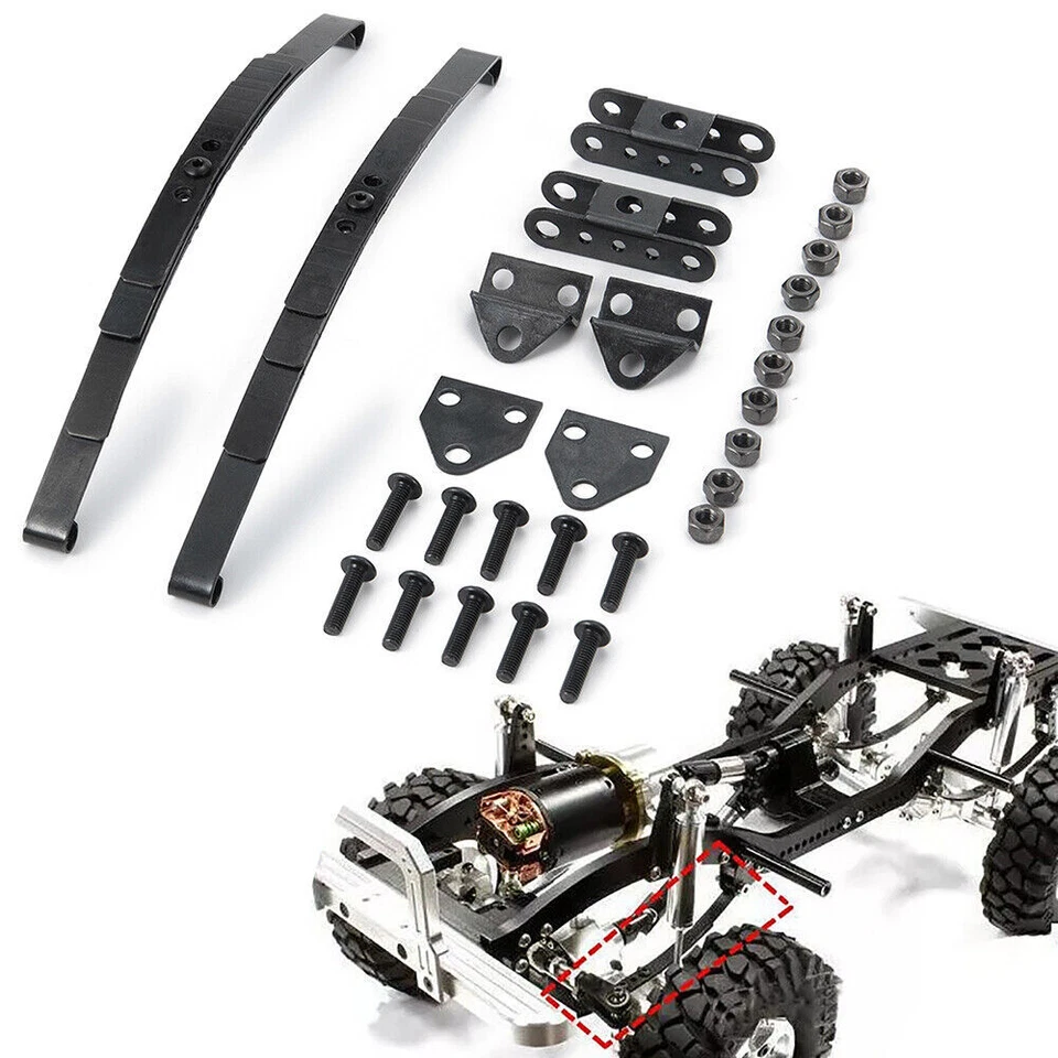 RC Leaf Spring Suspension Steel Bar for 1:10 RC  Crawler D90 Axial SCX10 Car - Photo 4/4