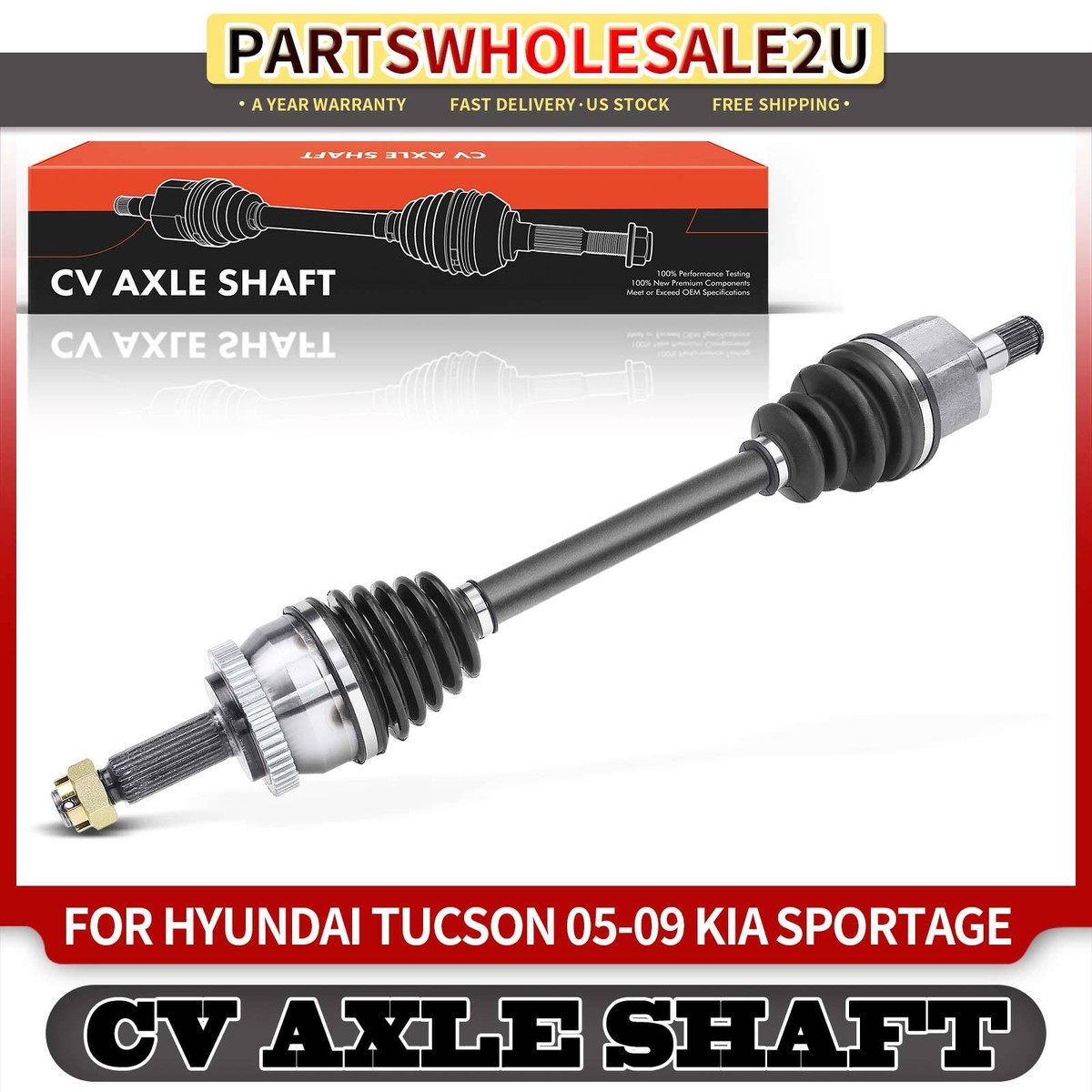A Premium Cv Axle Cv Axle A Premium Shaft Assembly Compatible With Kia  Sportage | Desertcart Front Axles Cardan Avant Gauche