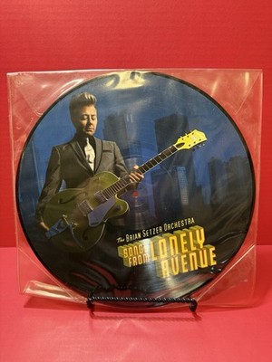 The Brian Setzer Orchestra Songs From Lonely Avenue Photo Vinyl Record Rare!!