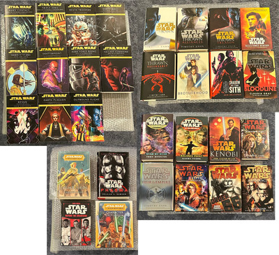 Star Wars Books (MESSAGE ME FOR BUNDLES, Volume Pricing, Canon, Legends, EU)