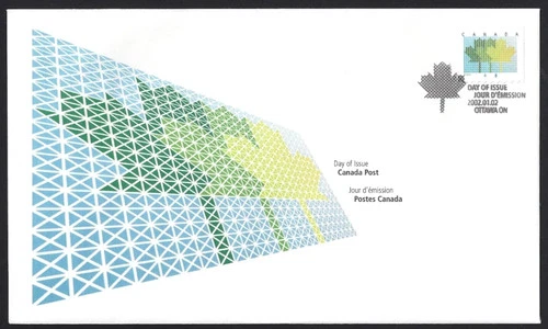 CANADA 2002 STYLIZED MAPLE LEAF COIL DEFINITIVE #1927 FIRST DAY COVER !! N04