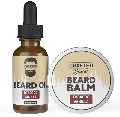 Crafted Beards Beard Care Kit for Men - Softer, Smoother, Moisturized Beard - Be