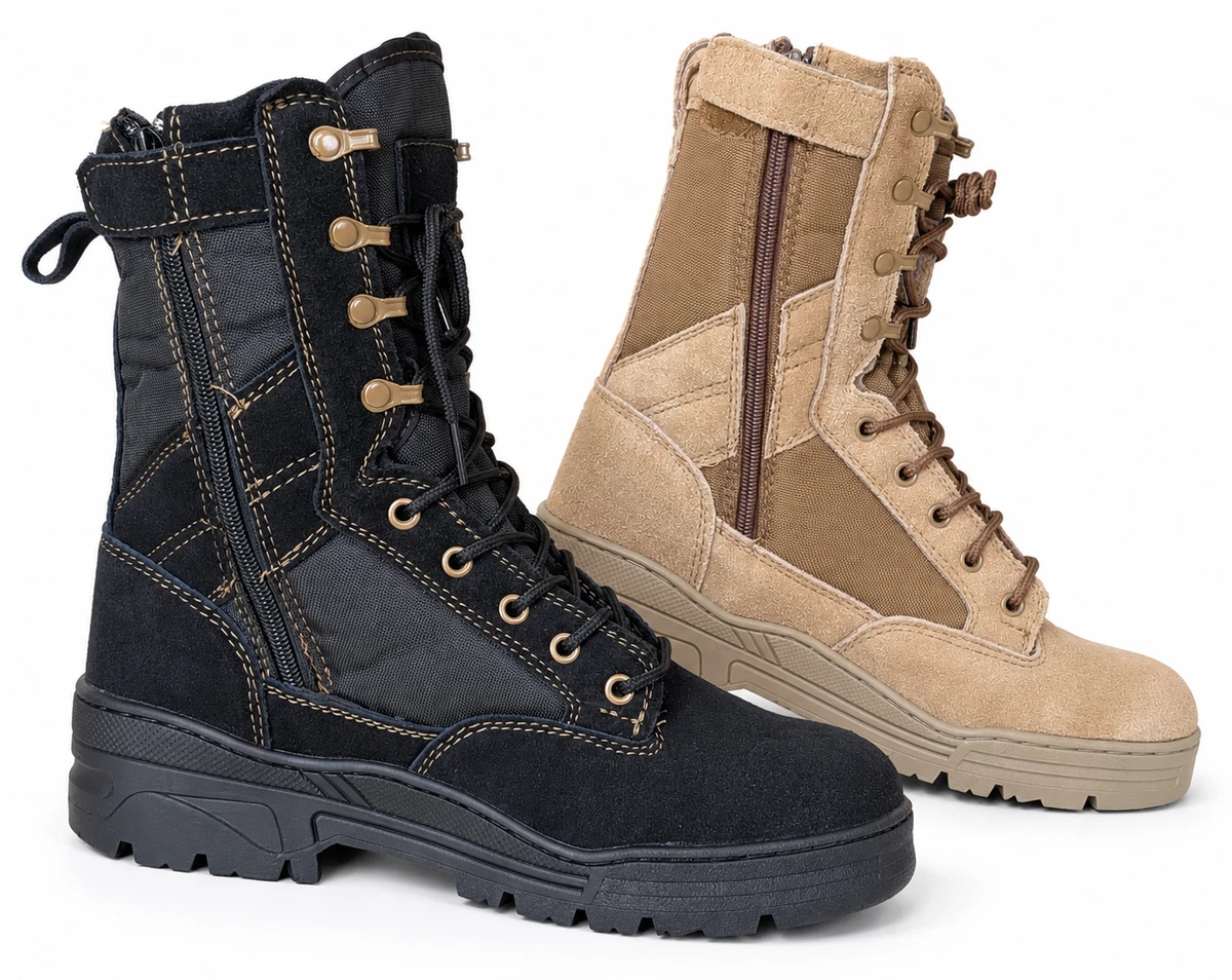 lace up military boots products for sale | eBay