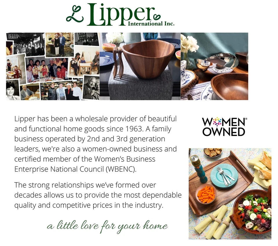 Bandeja organizadora de 4 compartimentos de madera de bambú Lipper International 824, 11 5/8" x 7 Foto 3 de 4