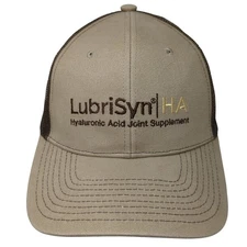 LubriSyn HA Hyaluronic Acid Joint Supplement Snapback Trucker Hat Beige One Size