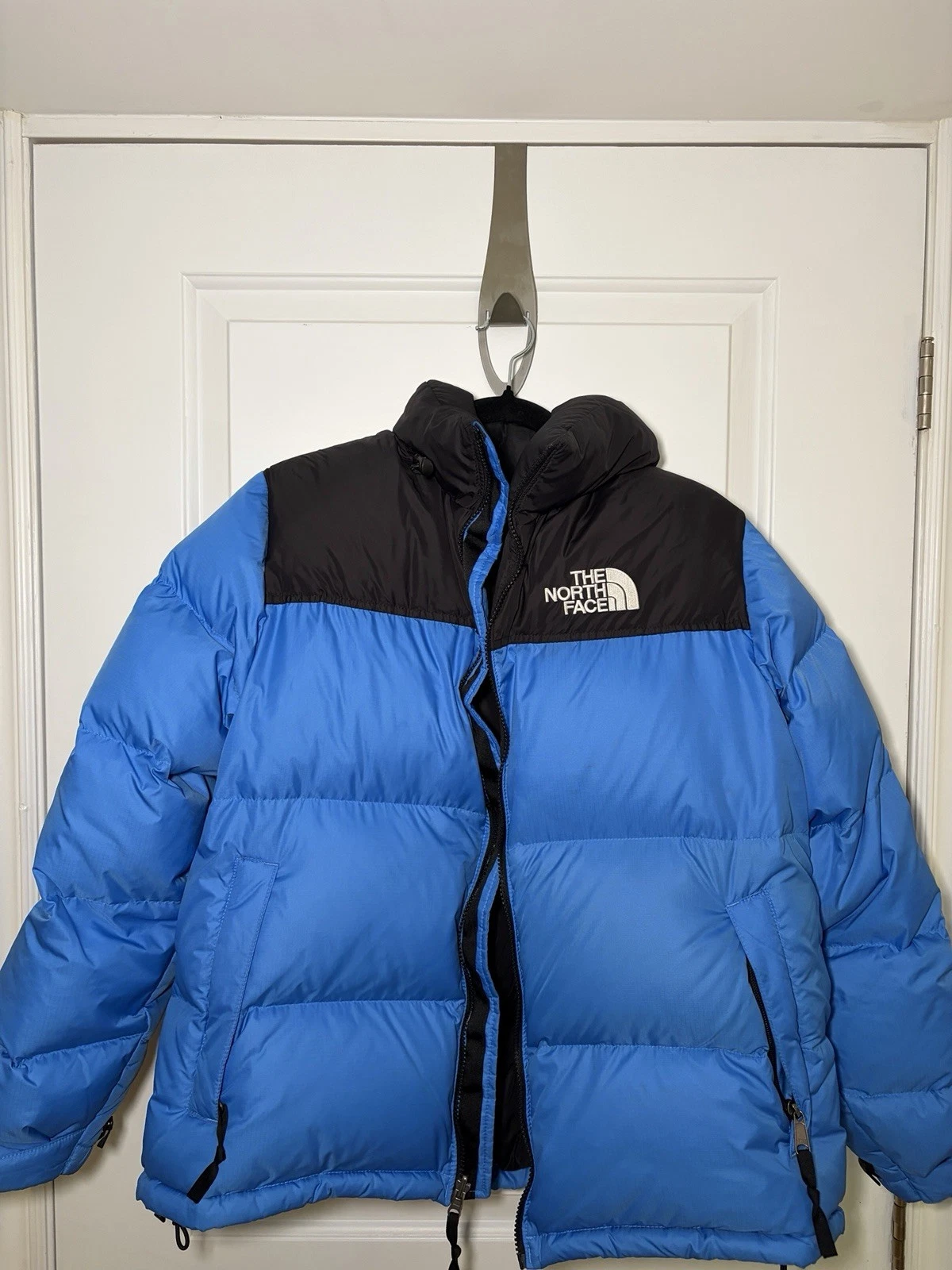 The North Face Men’s 1996 Retro Nuptse 700 Down Puffer Jacket Blue Black L image 1