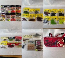 O.S.P Soft Worms Lot with Hooks - Japanese Bass Lure Bundle