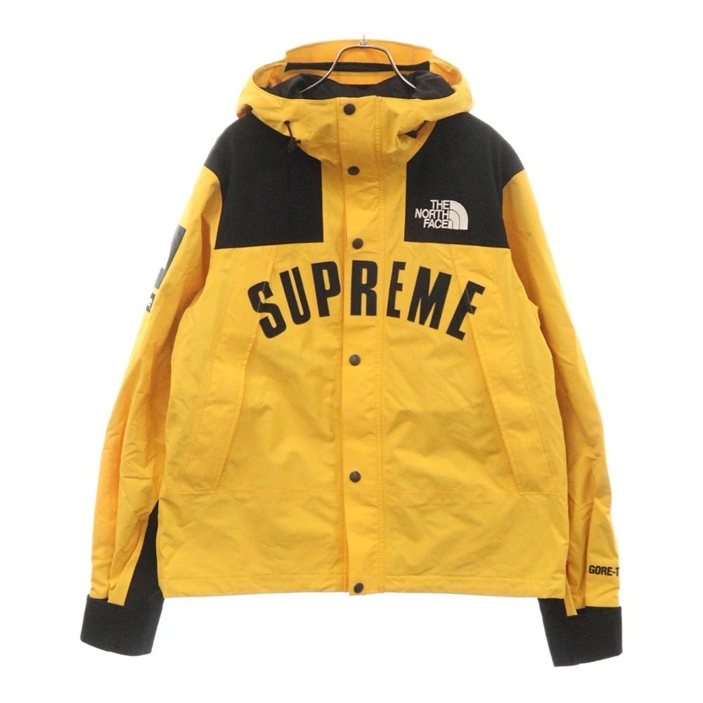 Veste à capuche montagne Supreme 19Ss The North Face Arch Logo jaune/noir