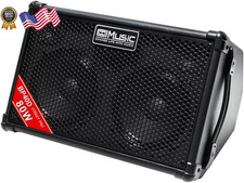 Coolmusic BP40D Powered Acoustic Guitar Amplifier- Portable Bluetooth Speaker