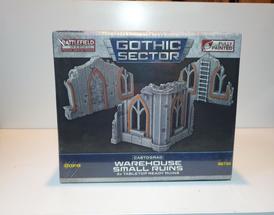 Battlefield in a Box GF9 Castograd Warehouse Small Ruins