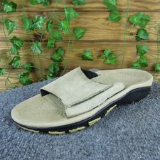 Walksmart Women Slide Beige Leather Sz 9 Medium Used 2025