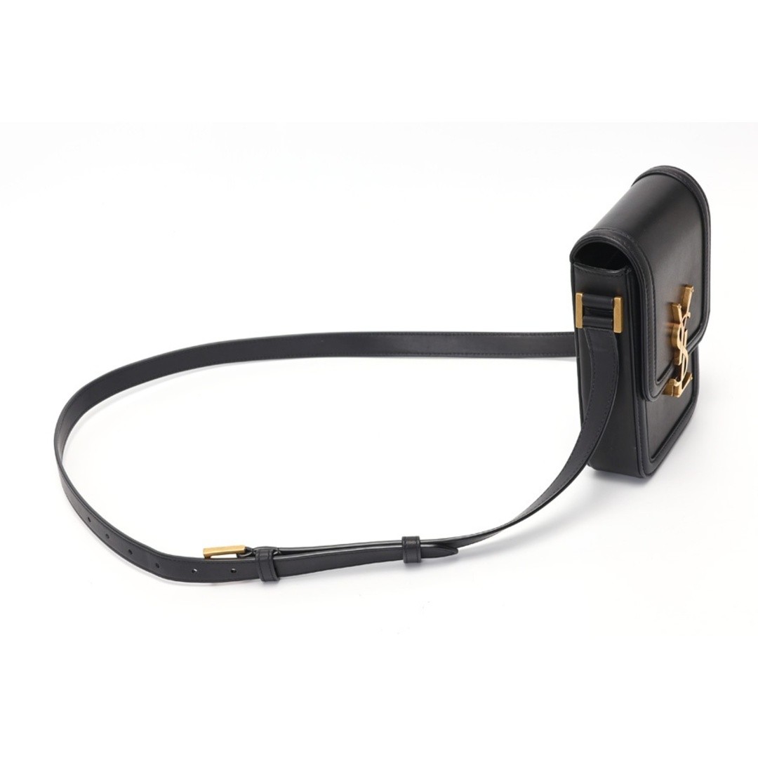 Saint Laurent Solferino Mini Borsa Tracolla 753963 Pelle Nero Oro Usata TOMI 0