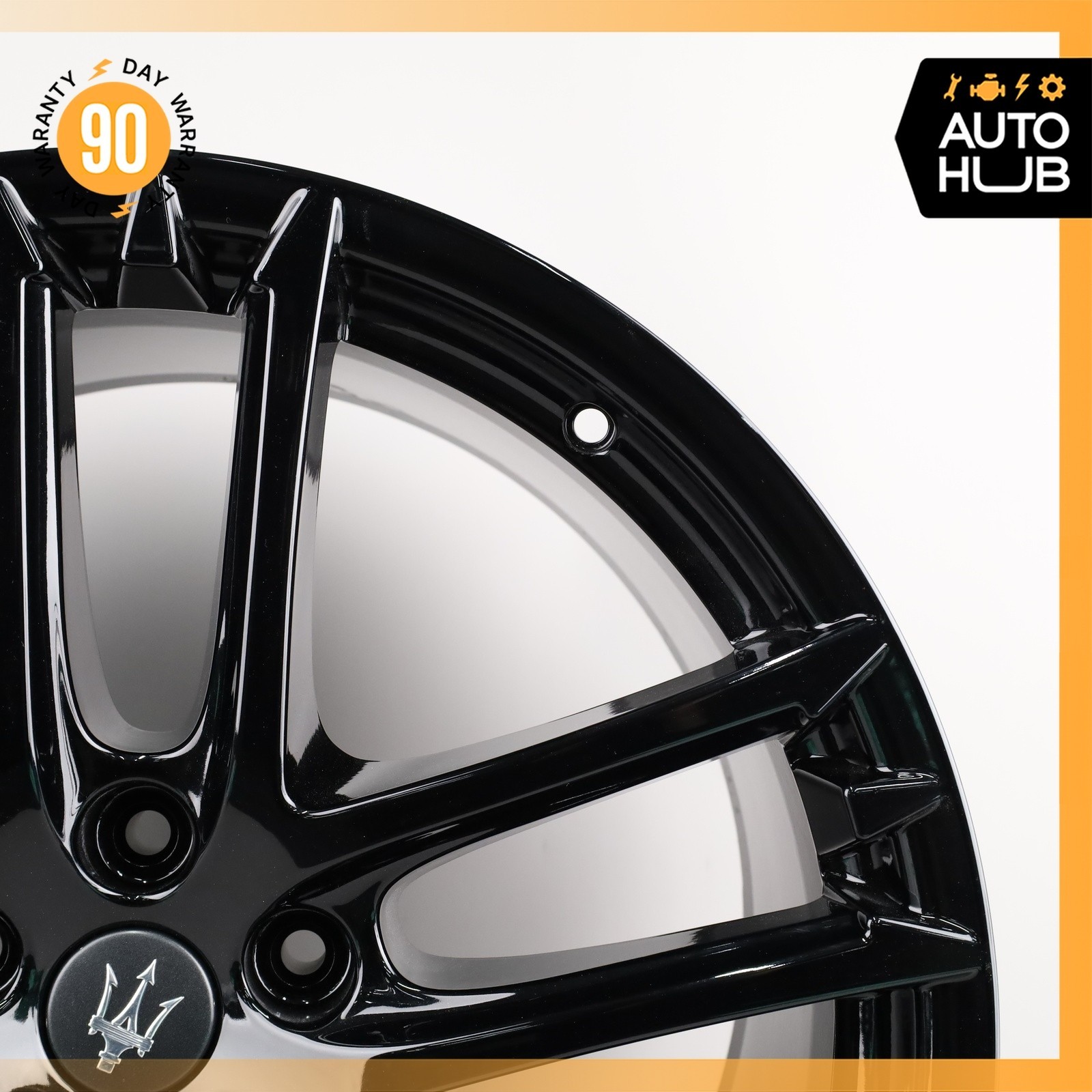 Maserati GranTurismo M145 10.5 x 20 20" Rear Wheel Rim Black 83078500 OEM