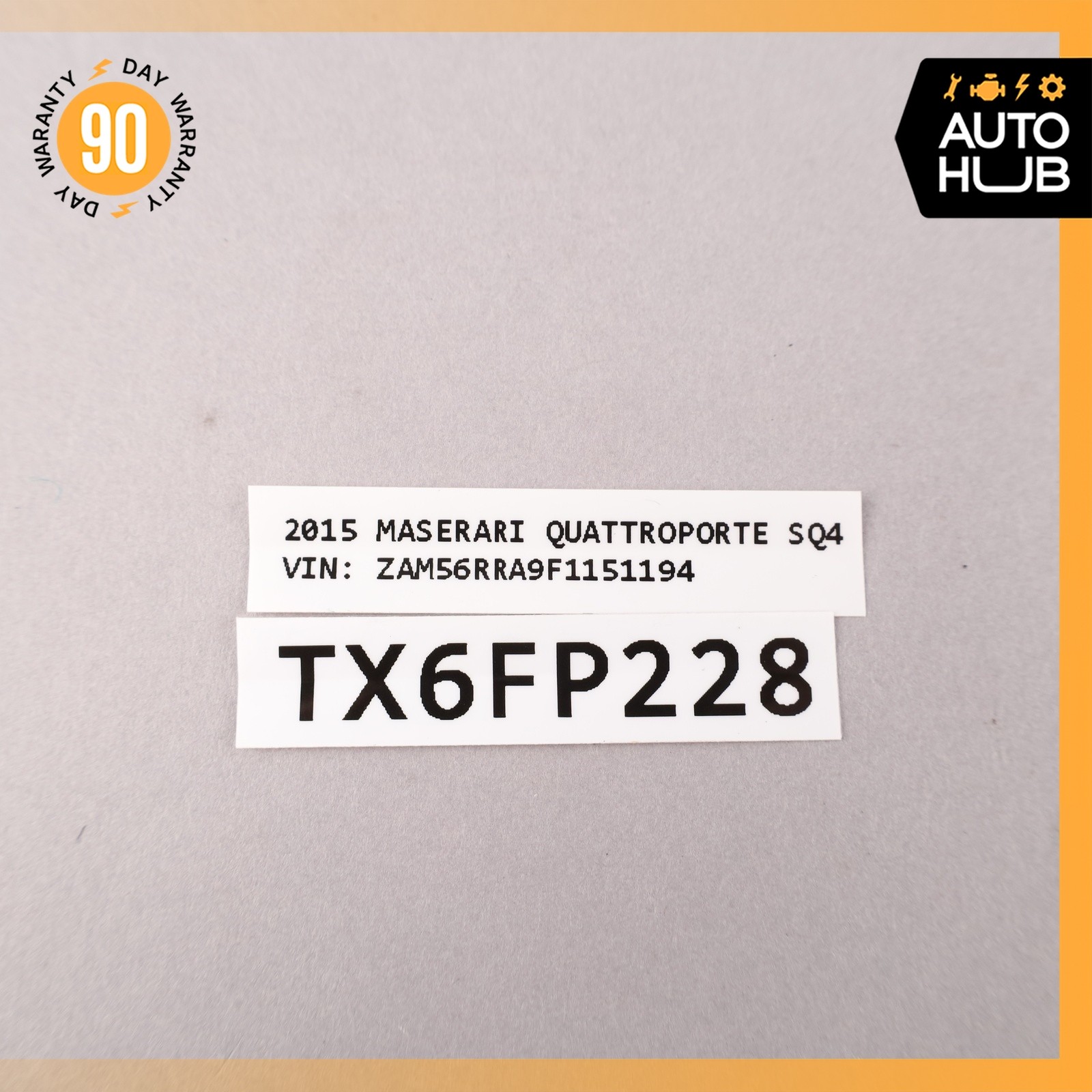 14-17 Maserati Quattroporte SQ4 M156 Rear View Backup Back Up Camera OEM