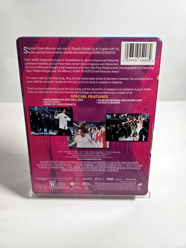 NEW KUNG FU HUSTLE BLU-RAY STEELBOOK BEST BUY EXCLUSIVE OOP SEALED - Image 2 of 3