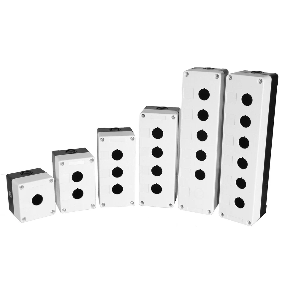 TIVENDIS Aufbaugehäuse 22mm Drucktaster Schalter Taster Aufputz Gehäuse IP65 Torsteuerung