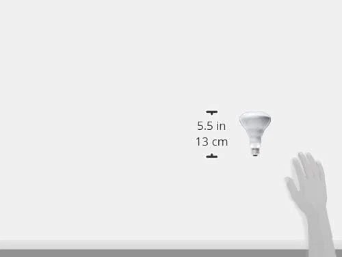 PHILIPS 408662 Soft White 65-Watt Br30 Indoor Flood Light Bulb, 4 Count (Pack of - Picture 2 of 2