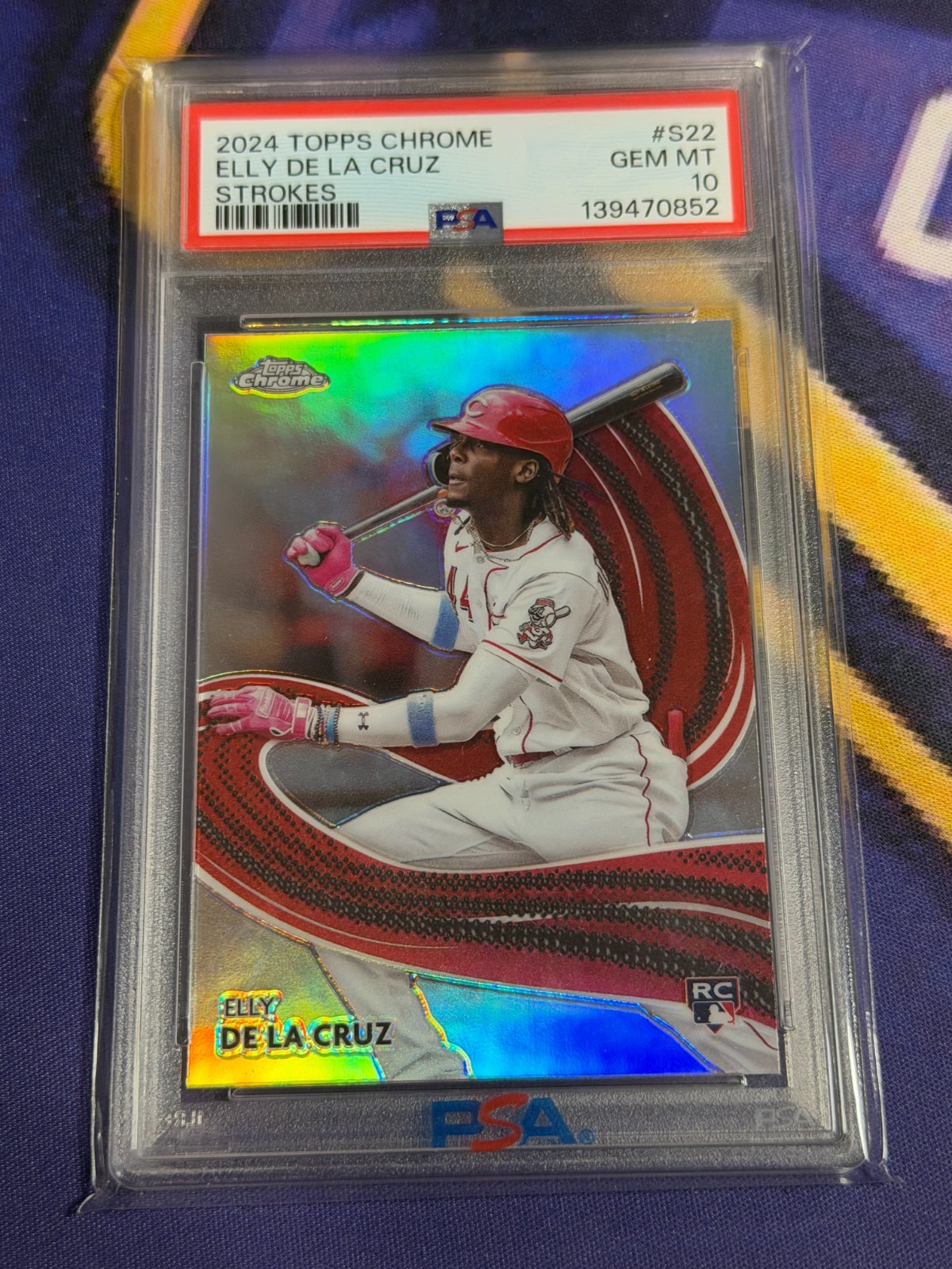 2024 Topps Chrome - Strokes Elly De La Cruz #S-22 (RC) Rookie PSA 10
