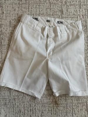 New Dickies Sherwin Williams Men 34 x 11 White Carpenter Painter Shorts Utility