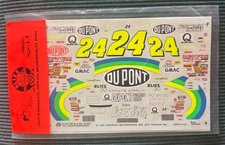 1994 Jeff Gordon #24 DuPont Lumina 1:24 Decal Waterslide - Slixx Decals Vintage