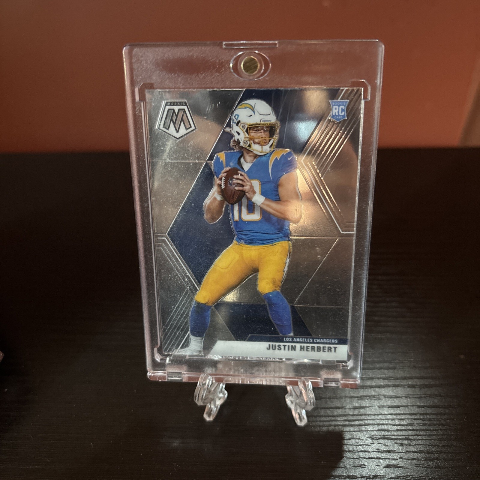 2020 Panini Mosaic - [Base] #204- Justin Herbert Rookie (RC) LA Chargers