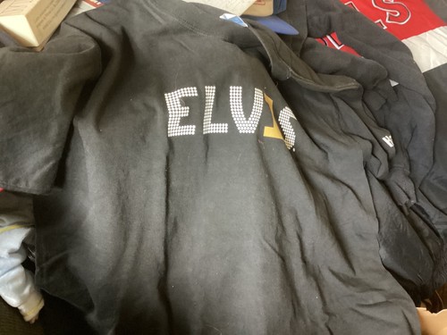 Elvis Presley ELV1S Harrah's Promo T-Shirt Large Black