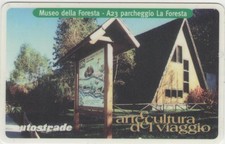 VIACARD GOLDEN 597 NUM PICCOLO SERIE ARTE CULTURA VIAGGIO 150.000 LIRE PUB 12.01