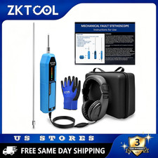 ZKTOOL Pro Ultrasonic Leak Detector & Industrial Stethoscope, Auto Noise Finder
