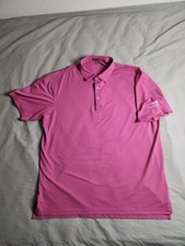 Peter Millar Summer Comfort Polo Shirt Mens Sz 2XL Magenta Pink Lightweight NEW