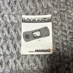 Atari Lynx Model 1 System, Games, Carrying Cases, Manuals, etc; Works, Read Desc