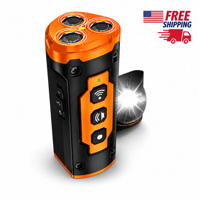 Ultrasonic Dog Bark Deterrent Rechargeable Anti Barking Trainer 50FT